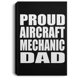 Proud Aircraft Mechanic Dad - Canvas Portrait