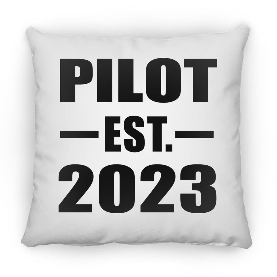 Pilot Established EST. 2023 - Throw Pillow