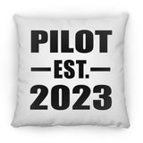 Pilot Established EST. 2023 - Throw Pillow