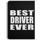 Best Driver Ever - Canvas Portrait