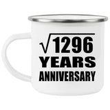 36th Anniversary Square Root of 1296 Years Anniversary - 12oz Camping Mug