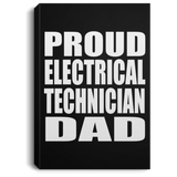 Proud Electrical Technician Dad - Canvas Portrait