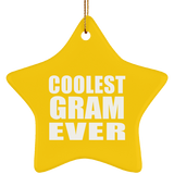 Coolest Gram Ever - Star Ornament