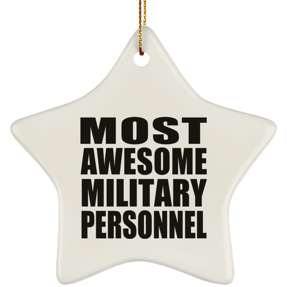 Most Awesome Military Personnel - Star Ornament
