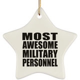 Most Awesome Military Personnel - Star Ornament