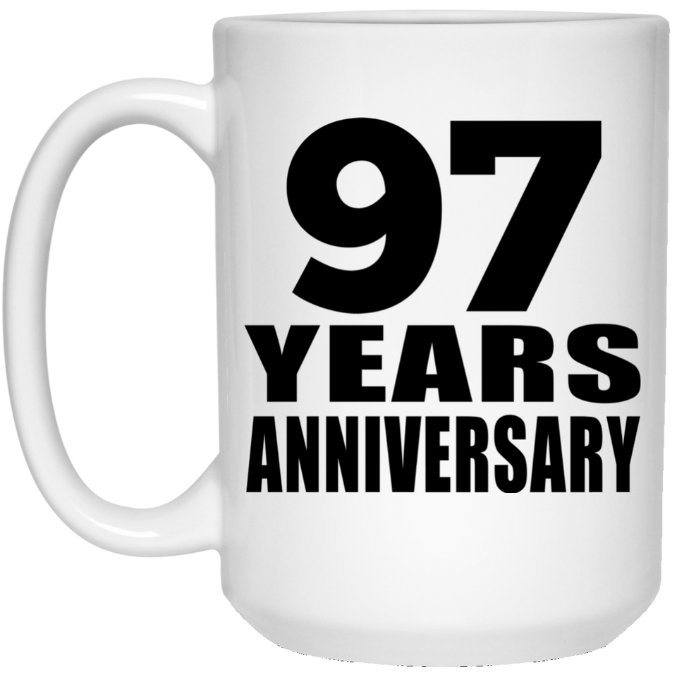 97th Anniversary 97 Years - 15 Oz Coffee Mug