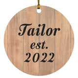 Tailor Established Est. 2022 - Circle Ornament C