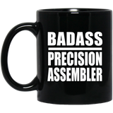Badass Precision Assembler - 11oz Coffee Mug Black