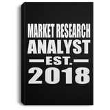 Market Research Analyst Established EST. 2018 - Canvas Portrait