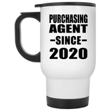 Purchasing Agent Since 2020 - White Travel Mug