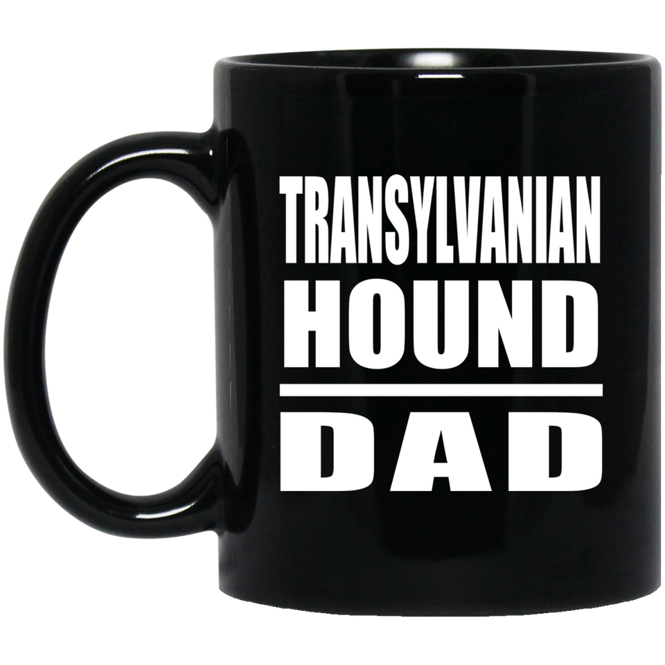 Transylvanian Hound Dad - 11oz Coffee Mug Black