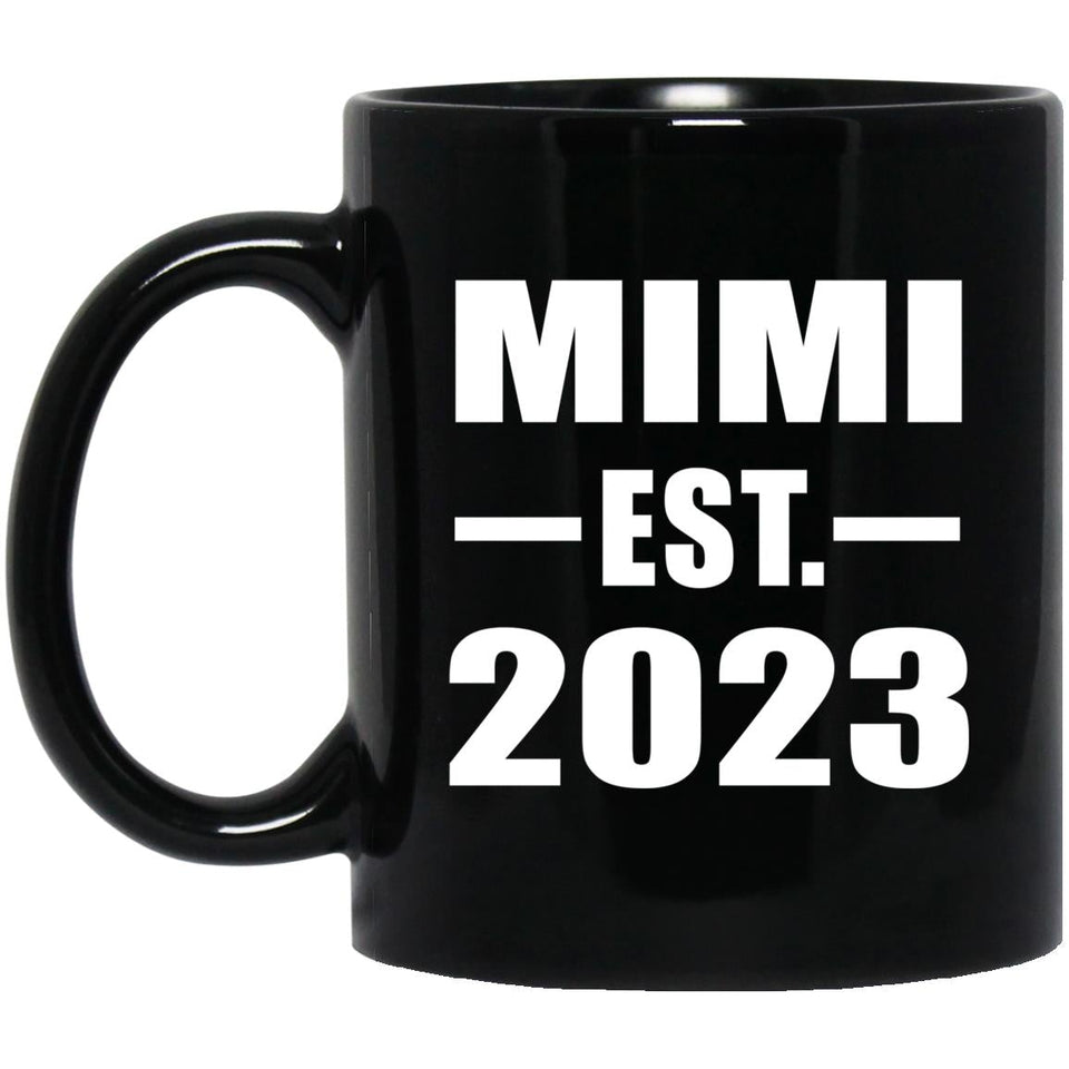 Mimi Established EST. 2023 - 11oz Coffee Mug Black