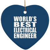 World's Best Electrical Engineer - Heart Ornament