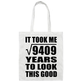 97th Birthday Took Square Root of 9409 Years To Look Good - Tote Bag White