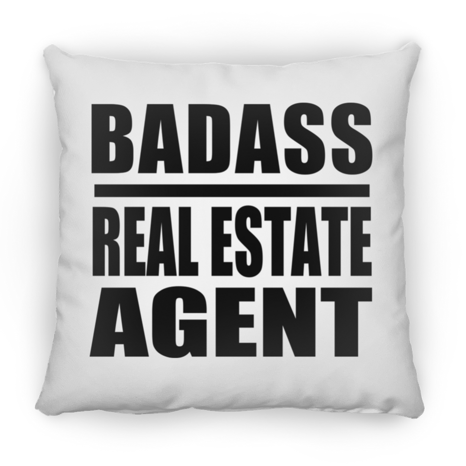 Badass Real Estate Agent - Throw Pillow