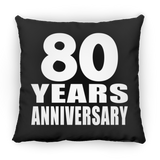 80th Anniversary 80 Years - Throw Pillow Black