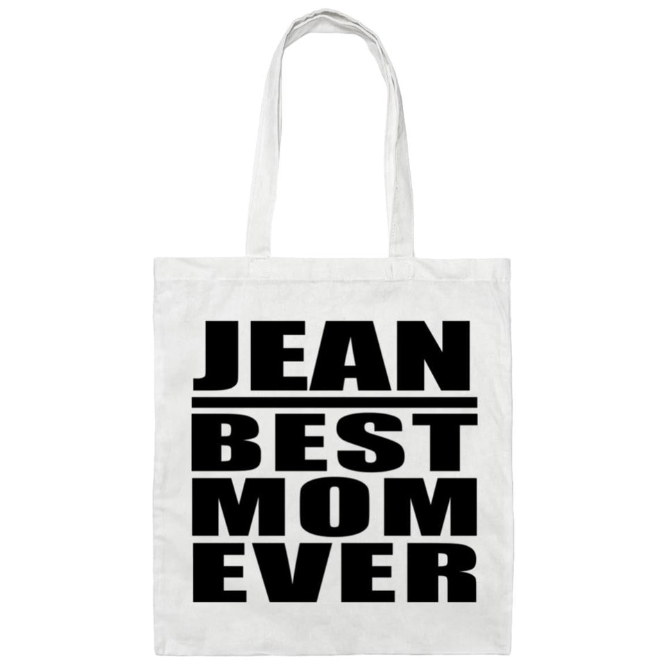 Jean Best Mom Ever - Tote Bag White