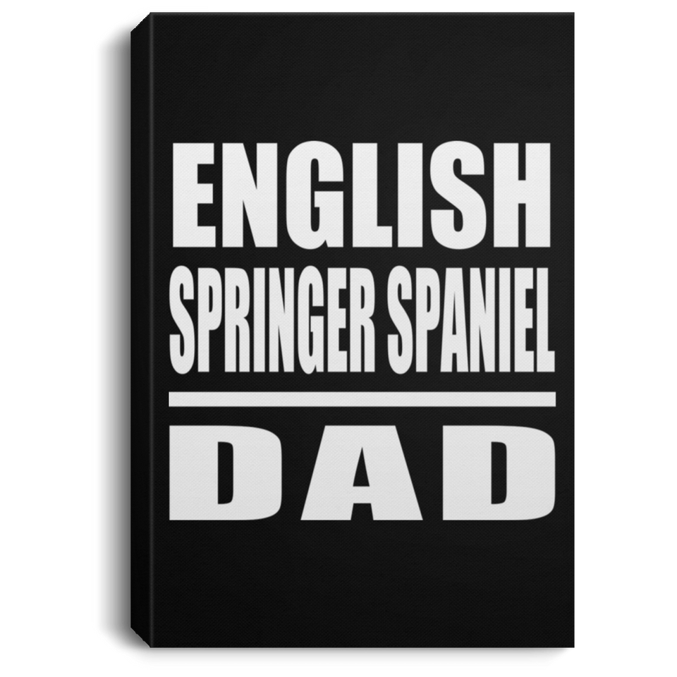 English Springer Spaniel Dad - Canvas Portrait