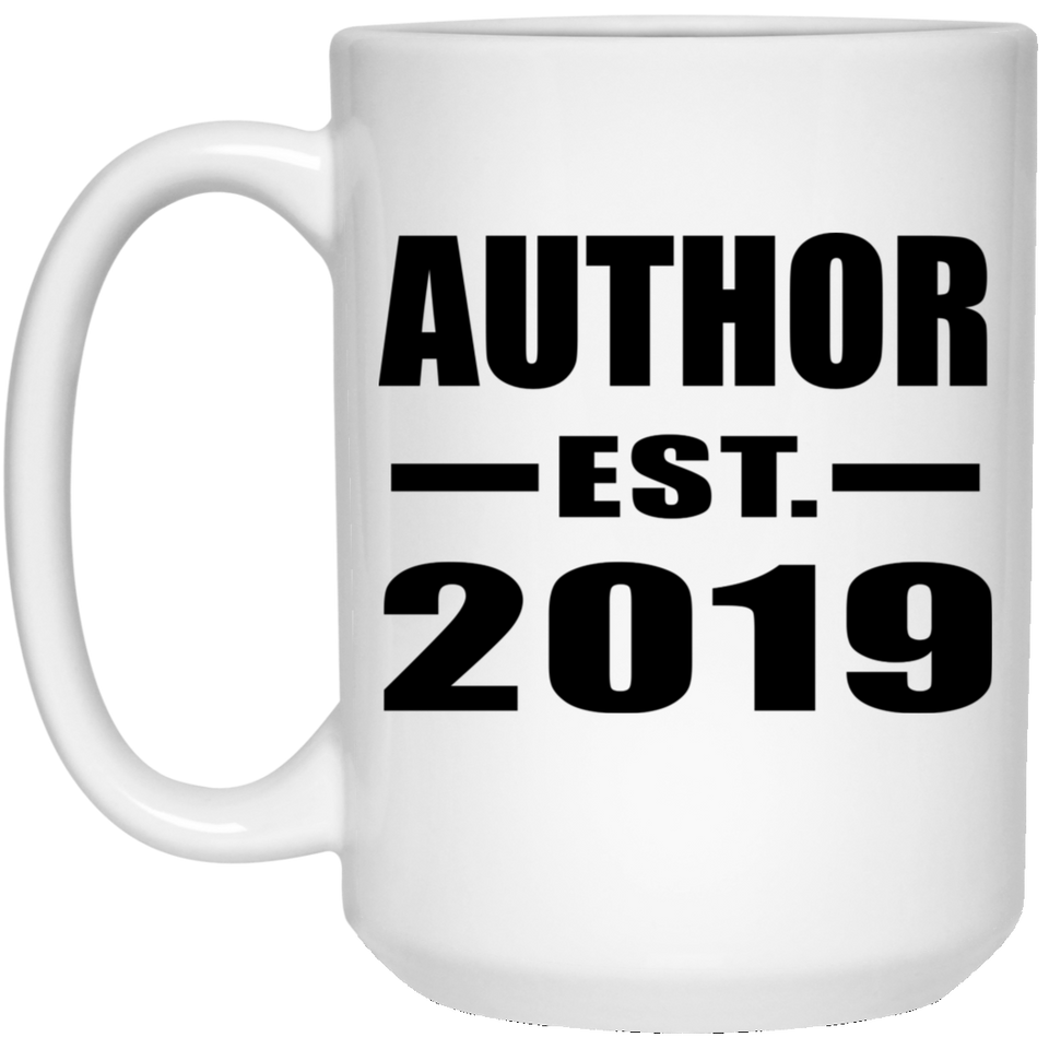Author Established EST. 2019 - 15oz Coffee Mug