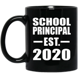 School Principal Established EST. 2020 - 11oz Coffee Mug Black