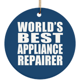 World's Best Appliance Repairer - Circle Ornament