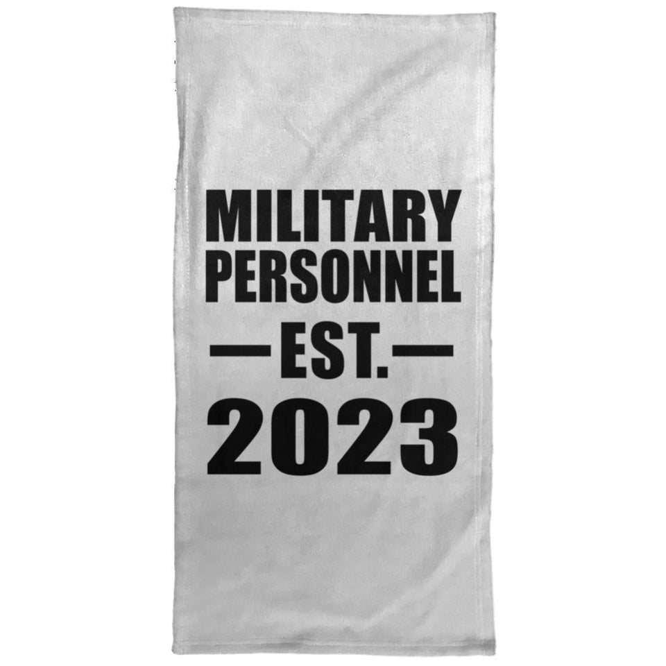 Military Personnel Established EST. 2023 - Hand Towel