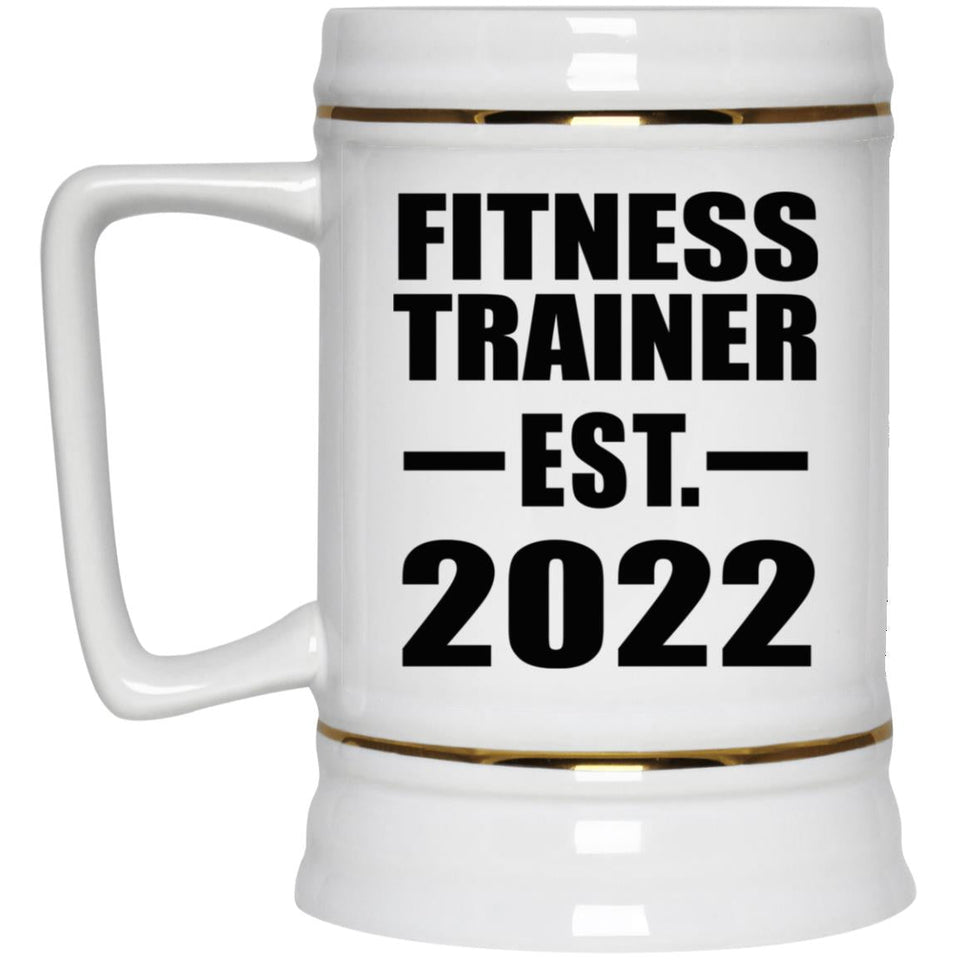 Fitness Trainer Established EST. 2022 - Beer Stein