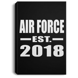 Air Force Established EST. 2018 - Canvas Portrait