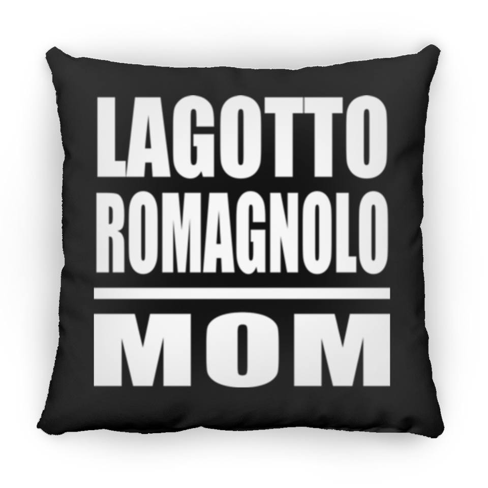Lagotto Romagnolo Mom - Throw Pillow Black