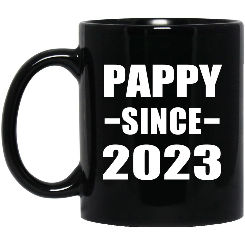 Pappy Since 2023 - 11oz Coffee Mug Black