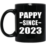 Pappy Since 2023 - 11oz Coffee Mug Black