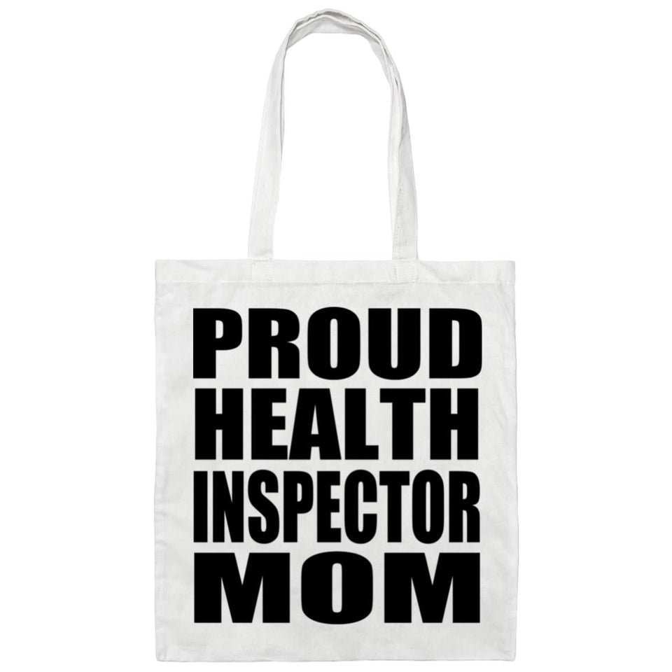 Proud Health Inspector Mom - Tote Bag White