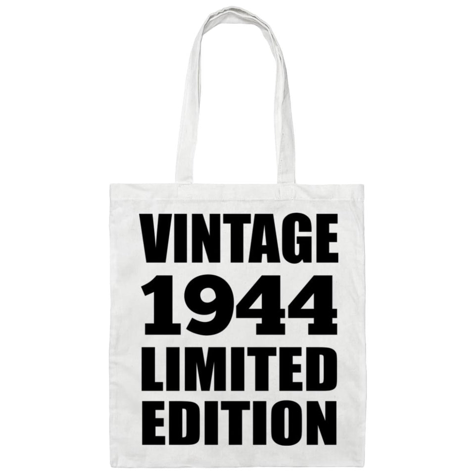 80th Birthday Vintage 1944 Limited Edition - Tote Bag White