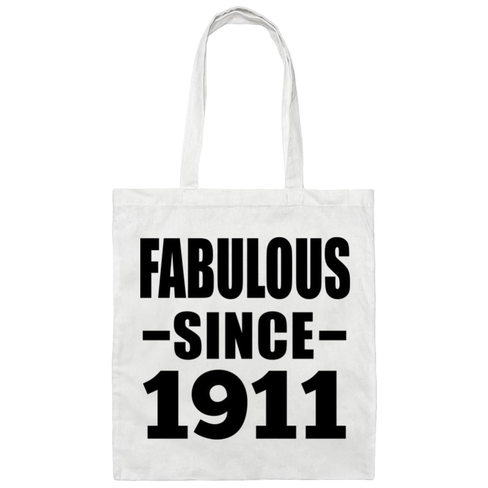 113th Birthday Fabulous Since 1911 - Tote Bag White