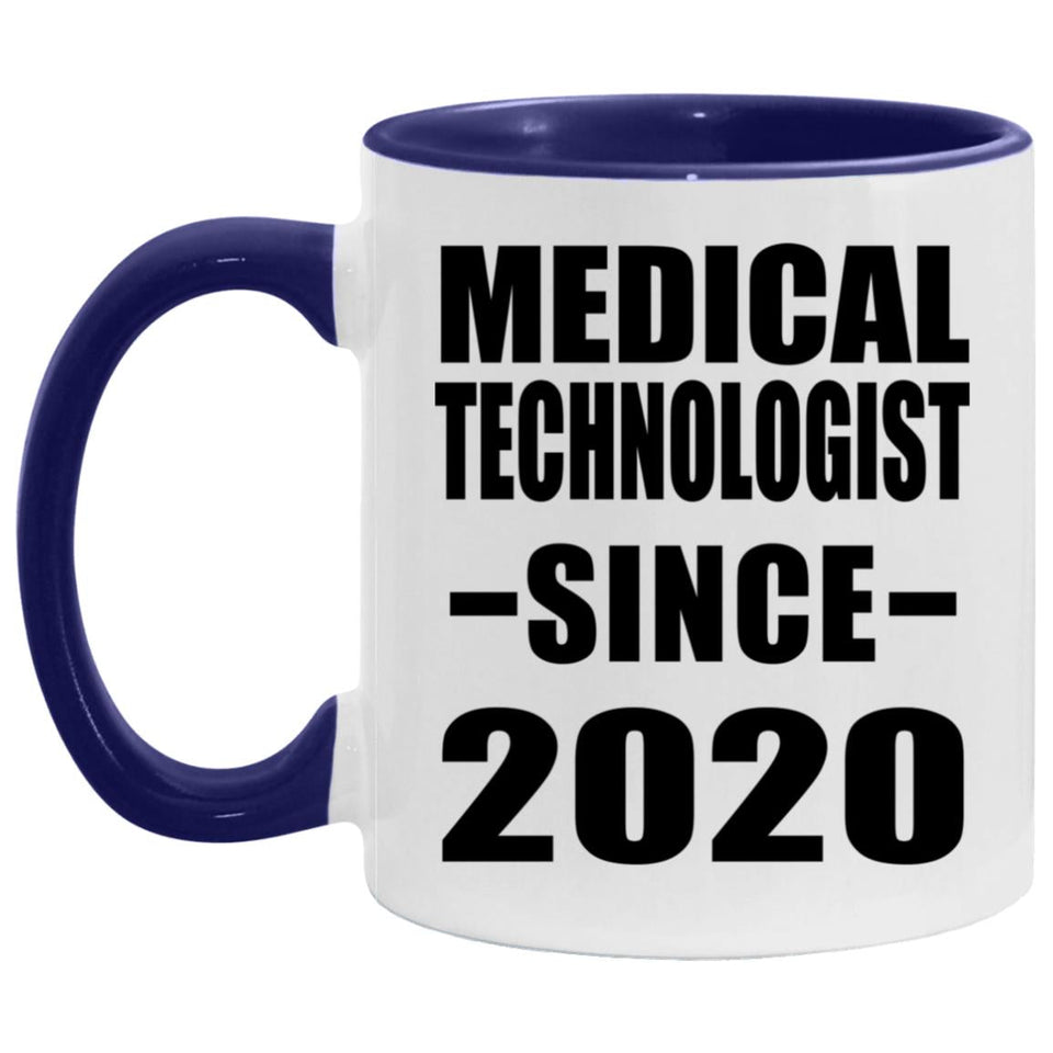 Medical Technologist Since 2020 - 11oz Accent Mug Purple