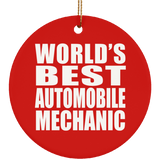 World's Best Automobile Mechanic - Circle Ornament
