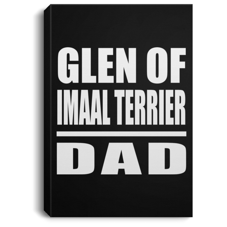 Glen Of Imaal Terrier Dad - Canvas Portrait