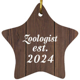 Zoologist Established Est. 2024 - Star Ornament D