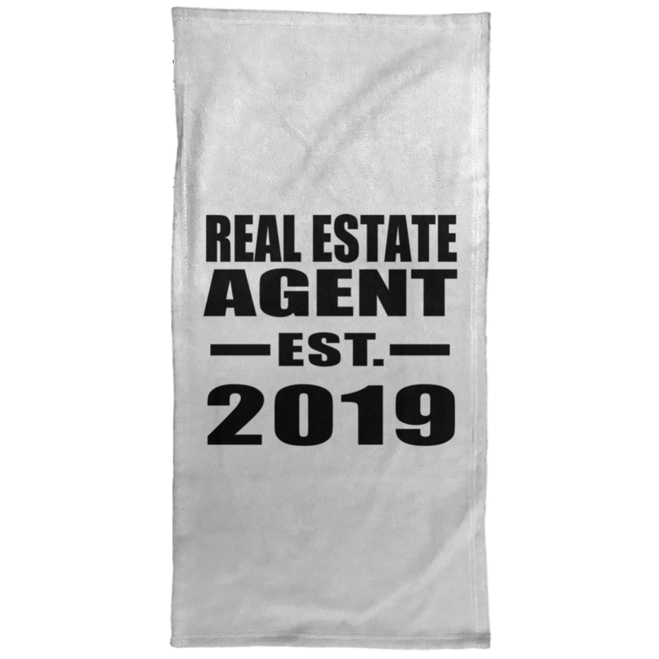 Real Estate Agent Established EST. 2019 - Hand Towel