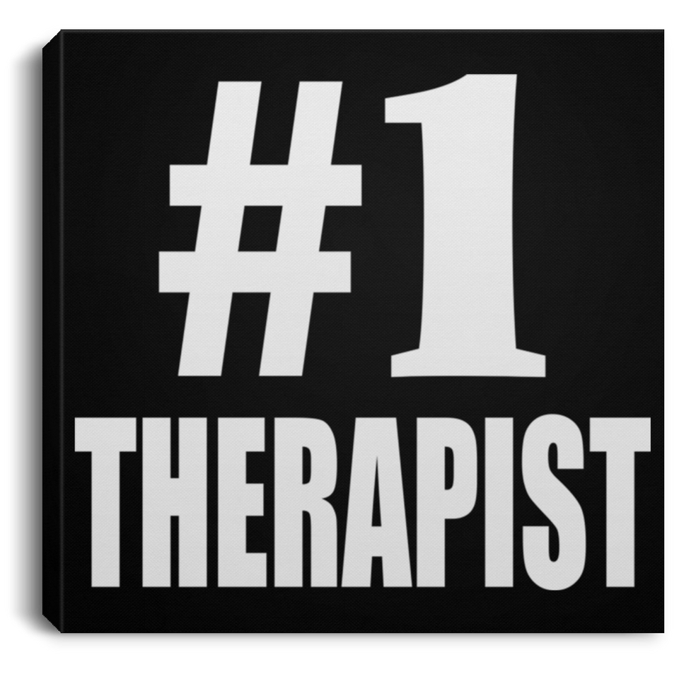 Number One #1 Therapist - Canvas Square