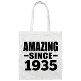 89th Birthday Amazing Since 1935 - Tote Bag White