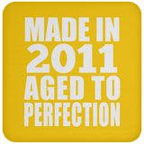 13th Birthday Made In 2011 Aged to Perfection - Drink Coaster
