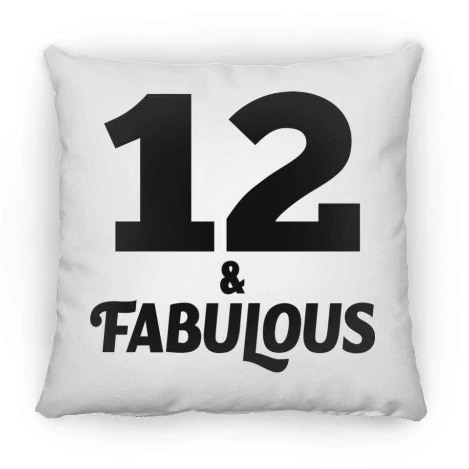 12th Birthday 12 & Fabulous - Throw Pillow