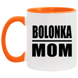 Bolonka Mom - 11oz Accent Mug Orange