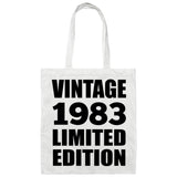 41st Birthday Vintage 1983 Limited Edition - Tote Bag White