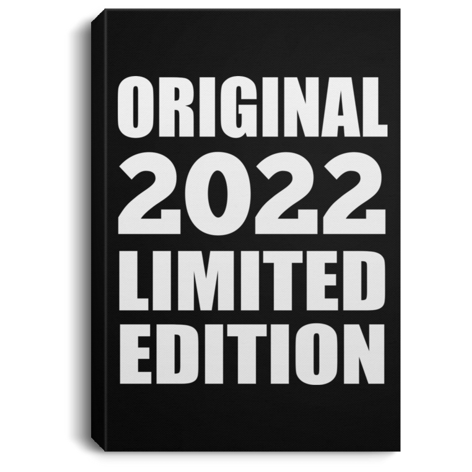 2nd Birthday Original 2022 Limited Edition - Canvas Portrait
