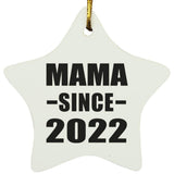 Mama Since 2022 - Star Ornament