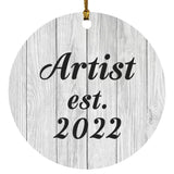 Artist Established Est. 2022 - Circle Ornament F