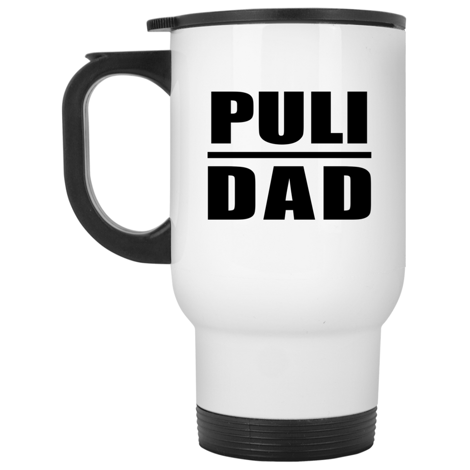Puli Dad - White Travel Mug