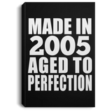 19th Birthday Made In 2005 Aged to Perfection - Canvas Portrait